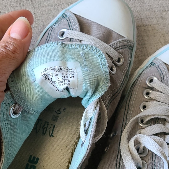All☆Converse Low top Gray Sneakers Chunk Taylor - Picture 9 of 10